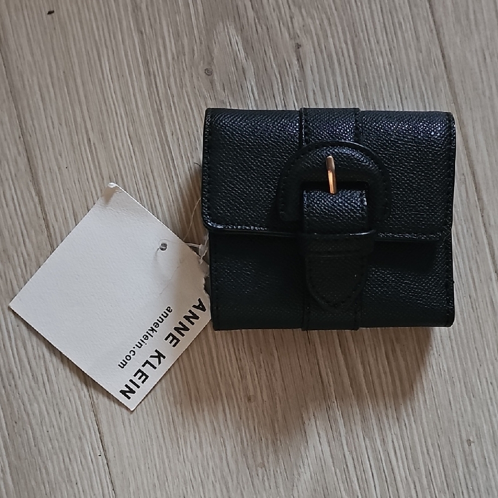 Anne Klein Black Leather Wallet